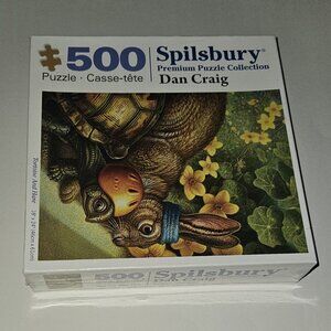 NEW Spilsbury Jigsaw Puzzle 500 Pieces Tortoise & Hare Dan Craig 18"x24" SEALED